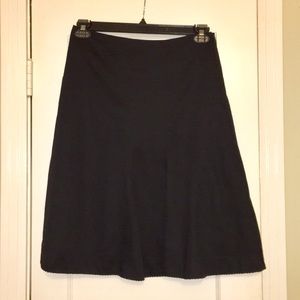 Anthropologie Black A-line Skirt